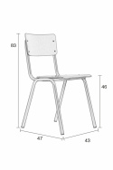 Stuhl Retro - Weiß