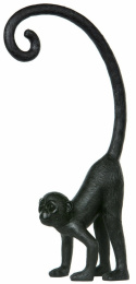 Buchstütze / Statue \'Affe\' - Schwarz