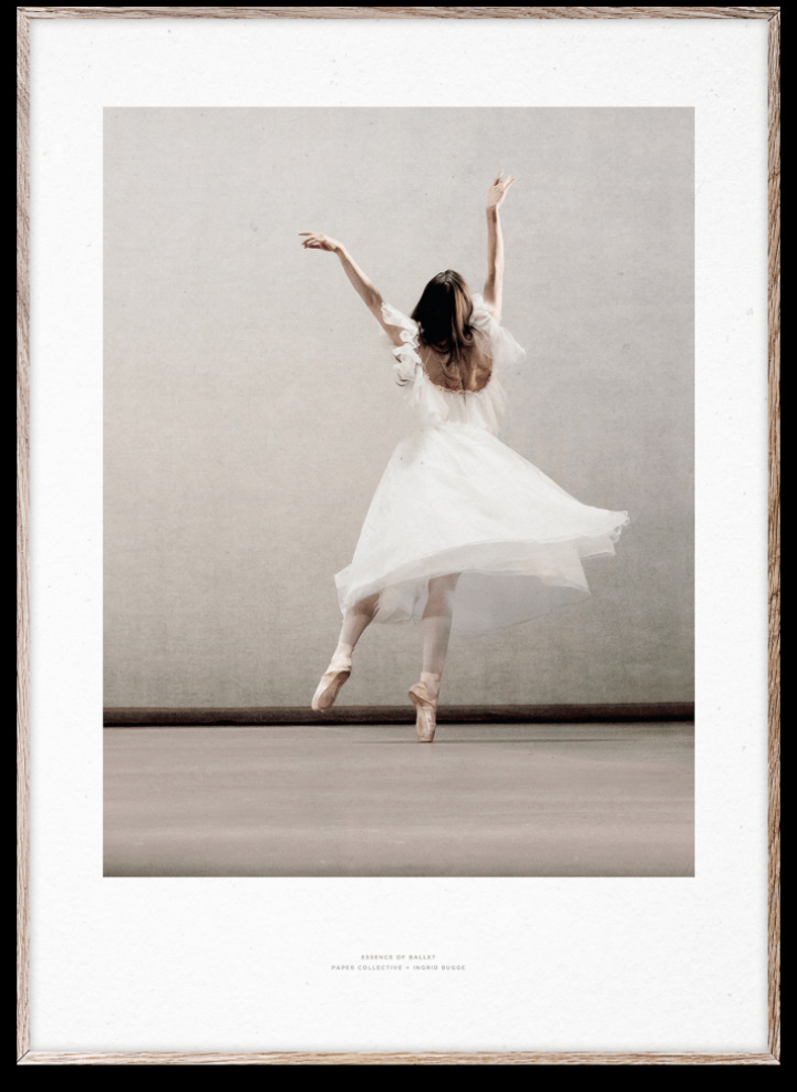 Plakat 'Essenz des Balletts 03' 30x40 - Beige