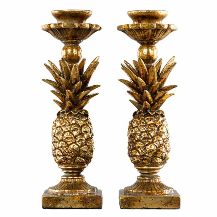 Kerzenhalter 'Ananas' - Gold