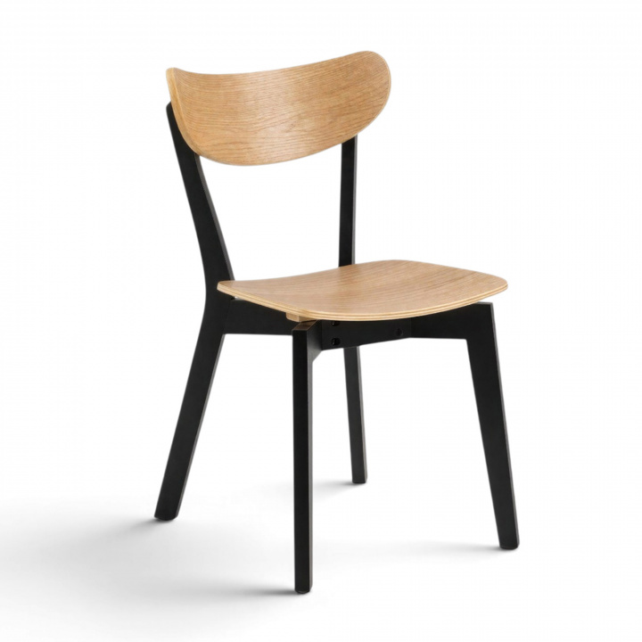 Stuhl \'Ärsjö\' - Natur/Schwarz in der Gruppe Möbel / Stühle und Polstermöbel / Stühle bei Reforma (102464)