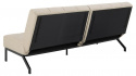 Schlafsofa \'Caix\' - Beige/Schwarz