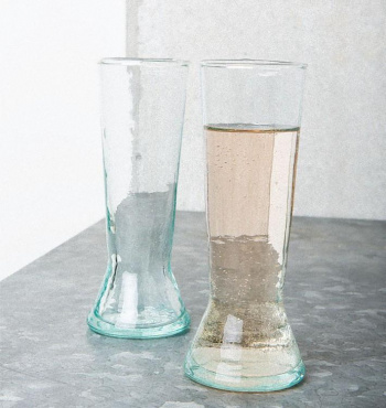 Champagneglas \'Unerwartet\' 4er-Pack - Recyceltes Glas