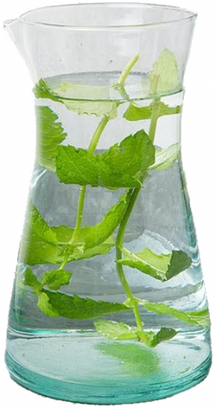 Karaffe 'Handmade' - Recyceltes Glas