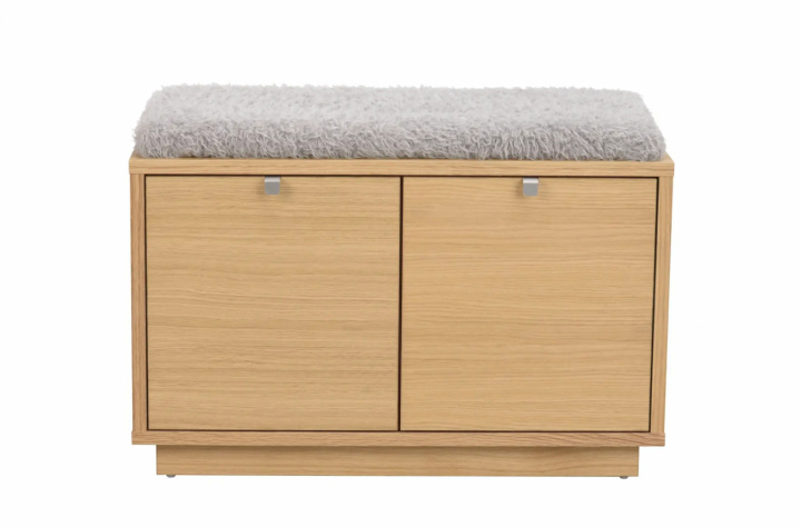 Bank \'Confetti\' 70cm - Eiche/Hellgrau in der Gruppe Möbel / Stühle und Polstermöbel / Bänke bei Reforma (103754)