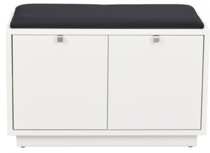 Bank \'Confetti\' 70cm - Wei/Schwarz in der Gruppe MBEL / Regale & Aufbewahrung / Schrnke und Sideboards bei Reforma (103755)