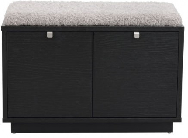 Bank \'Confetti\' 70cm - Schwarz/Hellgrau in der Gruppe MBEL / Regale & Aufbewahrung / Schrnke und Sideboards bei Reforma (103758)