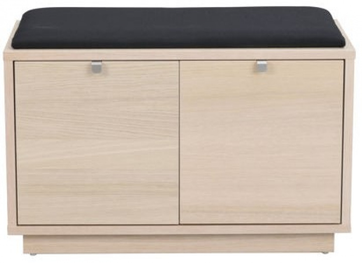 Bank \'Confetti\' 70cm - Wei pigmentiert/Schwarz in der Gruppe MBEL / Regale & Aufbewahrung / Schrnke und Sideboards bei Reforma (103759)