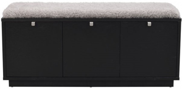 Bank \'Confetti\' 106cm - Schwarz/Hellgrau in der Gruppe MBEL / Regale & Aufbewahrung / Schrnke und Sideboards bei Reforma (103766)