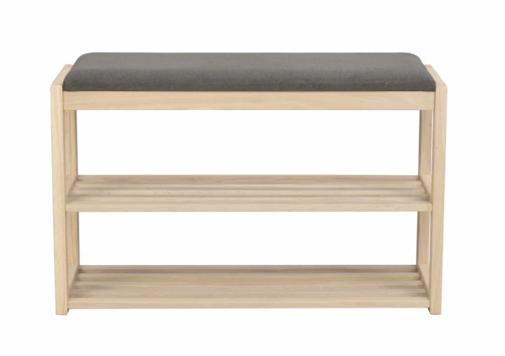 Schuhregal \'Confetti\' - Weiß pigmentiert/Dunkelgrau in der Gruppe Möbel / Regale & Aufbewahrung / Schuhregale & Fluraufbewahrung bei Reforma (103822)