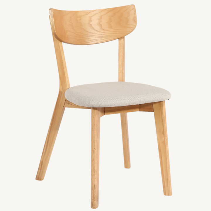 Stuhl \'Saba\' – Eiche/Weiß in der Gruppe Möbel / Stühle und Polstermöbel / Stühle bei Reforma (1081-natural)