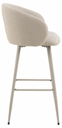 Barhocker \'Eleanor\' - Hellgrau