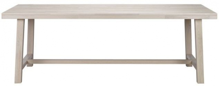 Esstisch \'Brooklyn\' 220x95cm - Weiß pigmentiert in der Gruppe Zimmer / Küche bei Reforma (108561)