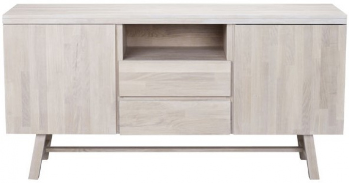 Sideboard 'Brooklyn' 160x45cm - Weiß pigmentiert