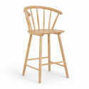 Barhocker \'Astrid\' - Weiß pigmentiert