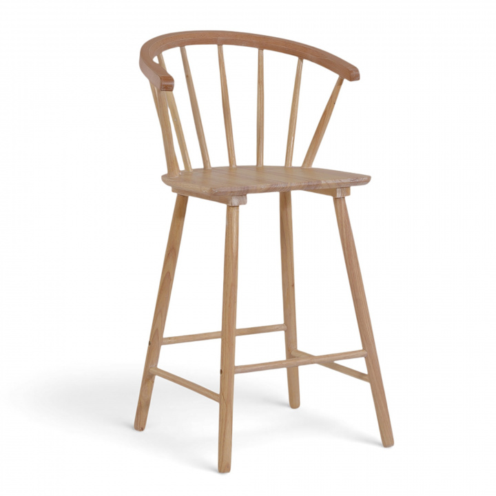Barhocker \'Astrid\' - Weiß pigmentiert in der Gruppe Möbel / Stühle und Polstermöbel / Barhocker & Barstühle bei Reforma (1092B-white-pigmented)