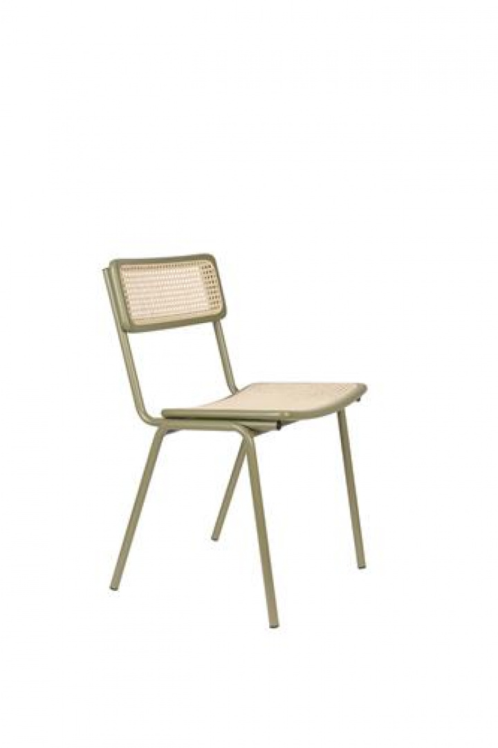 Stuhl 'Jort' - Grün/Natur