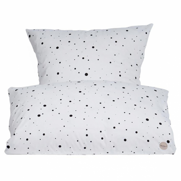 Bettset \'Dot\' - Weiß 220cm in der Gruppe Einrichtung / Textilien / Bettwäsche bei Reforma (1102004)