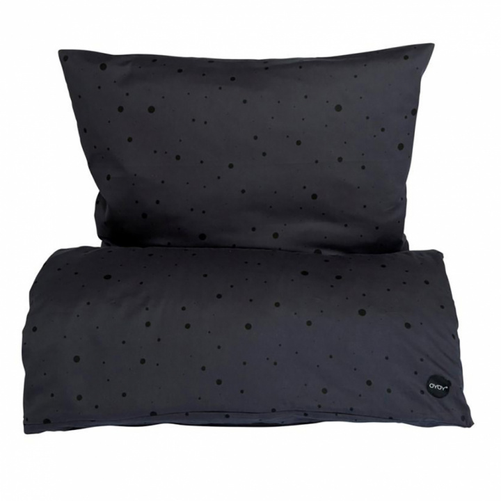 Bettgarnitur \'Dot\' junior - Schwarz in der Gruppe Einrichtung / Textilien / Bettwäsche bei Reforma (1102023)