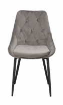 Stuhl \'Alberton\' - Grau/Schwarz