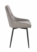 Stuhl \'Alberton\' - Grau/Schwarz