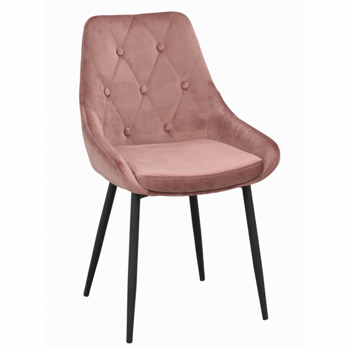 Stuhl 'Ontario' - Pink / Schwarz