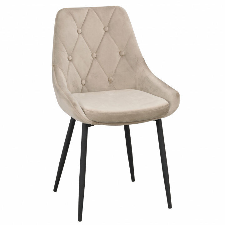 Stuhl 'Ontario' - Beige / Schwarz