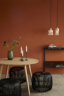 Hocker / Hocker - Rattan / Schwarz