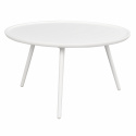 Couchtisch \'Daisy\' Ø 80 cm - Weiß