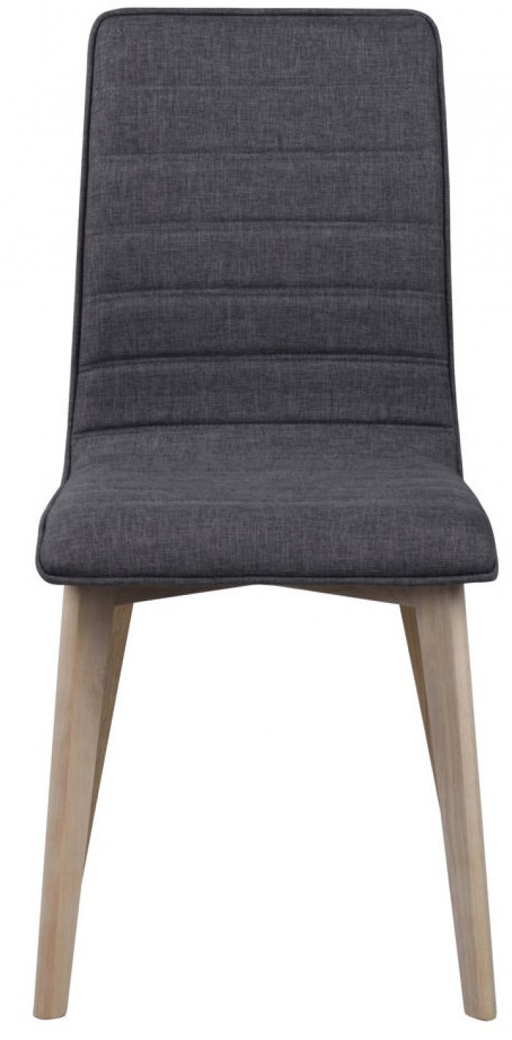 Stuhl \'Gracy\' - Dunkelgrau/Weiß pigmentiert in der Gruppe MÖBEL / Stühle und Polstermöbel / Stühle bei Reforma (113640)