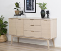 Sideboard \'Filippa\' 150x85cm - Eiche/Weiß pigmentiert