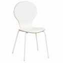 Stuhl \'Fusion\' - Weiß / Natur