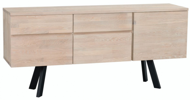 Sideboard 'Peace' - Eiche Weiß pigmentiert