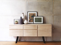 Sideboard \'Peace\' - Eiche Weiß pigmentiert