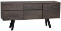 Sideboard \'Peace\' - Braun/Schwarz