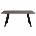 Esstisch \'Fred\' 170x95cm - Braun/Schwarz