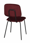 Stuhl \'Baldwin\' - Rot / Samt