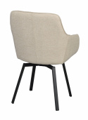 Sessel \'Alison\' - Hellbeige/Schwarz