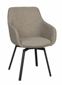 Sessel \'Alison\' - Dunkelbeige/Schwarz