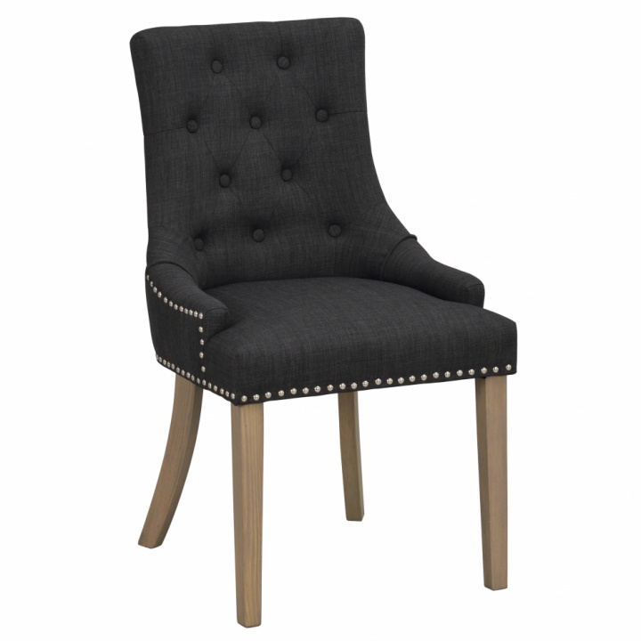 Stuhl 'Vicky' - Anthrazit / Vintage