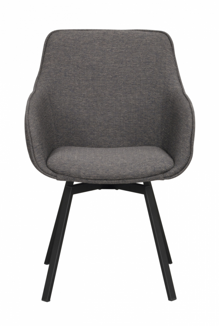 Sessel 'Alison' - Grau/Schwarz