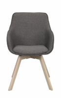 Sessel \'Alison\' - Grau/weiß pigmentiert