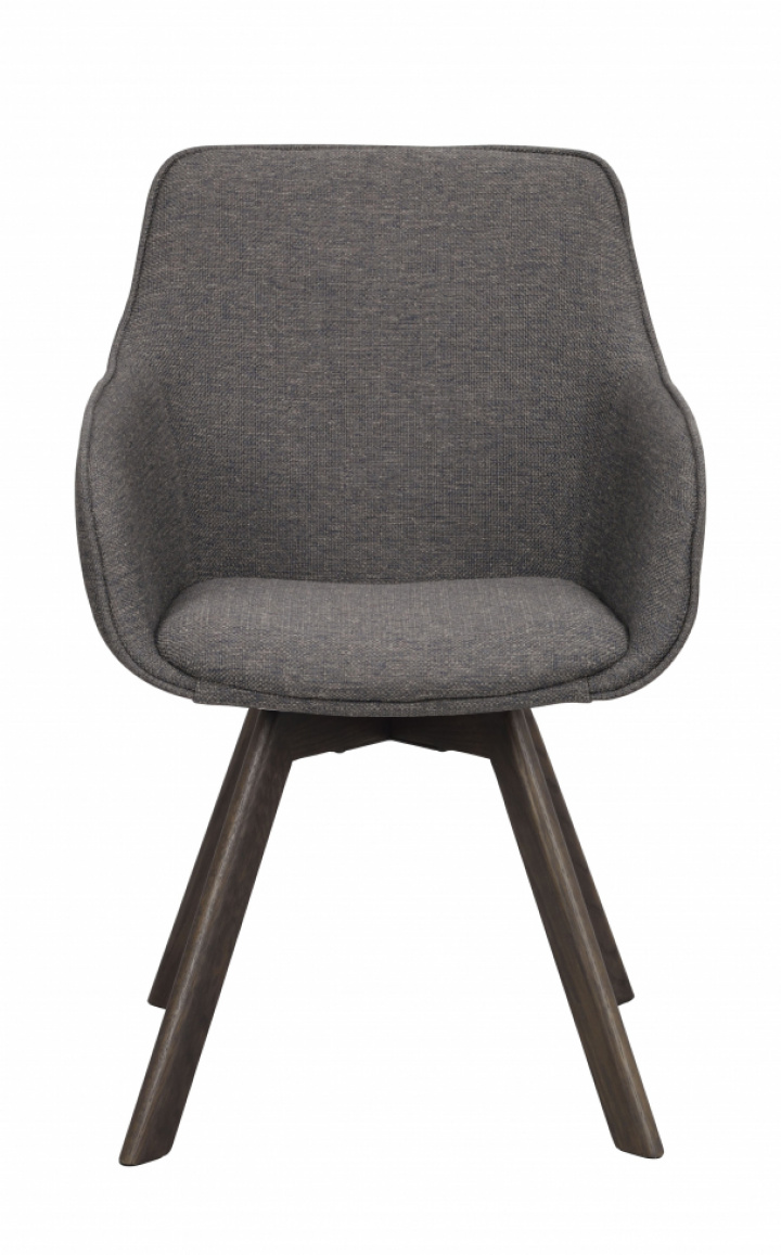 Sessel 'Alison' - Grau/Braun