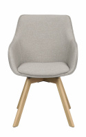 Sessel \'Alison\' - Beige/Eiche