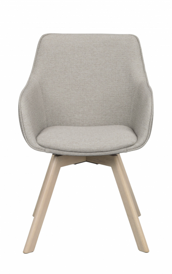 Sessel 'Alison' - Beige/weiß pigmentiert