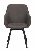 Sessel \'Alison\' - Mörkgrå/schwarz