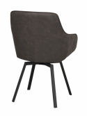 Sessel \'Alison\' - Mörkgrå/schwarz