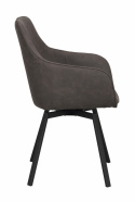 Sessel \'Alison\' - Mörkgrå/schwarz