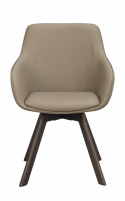 Sessel \'Alison\' Leder - Beige/Braun