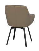 Sessel \'Alison Leder - Beige/Schwarz